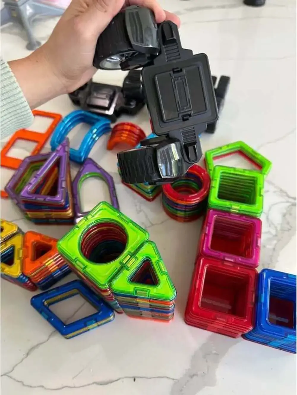 166+ magformer magnetic tile set